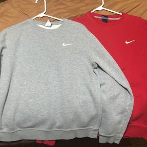 2 Nike Crewneck Sweatshirts!